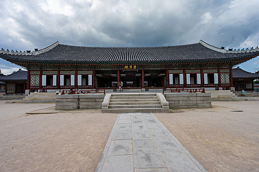 韩国首尔景福宫康宁殿景观