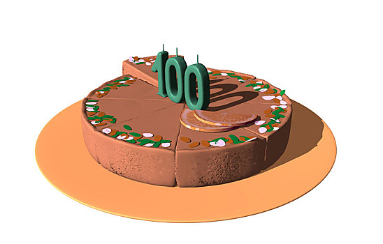 生日蛋糕,100周年纪念