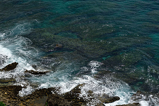 清澈的海水