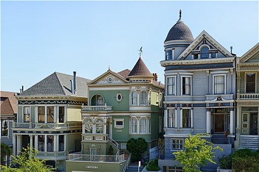 房子,阿拉摩广场,旧金山