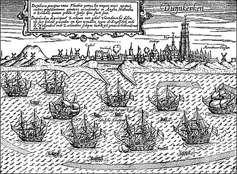 历史,港口,敦刻尔克,西班牙,荷兰,今日,法国,16世纪