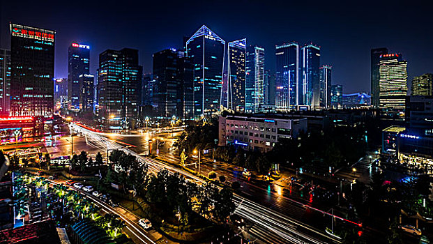 成都城市夜景