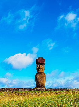 复活节岛石像,考古,复杂,拉帕努伊国家公园,复活节岛,智利,南美