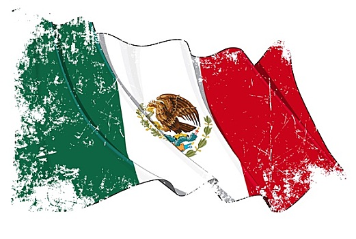 农庄,旗帜,墨西哥