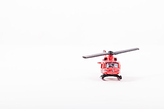 红色,玩具,直升飞机,白色背景