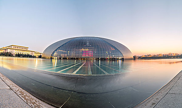 北京国家大剧院夜景