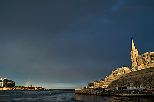 彩虹,瓦莱塔市,马耳他