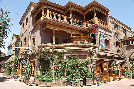 新疆喀什,古城民居建筑艺术,见证新疆文化历史的延续