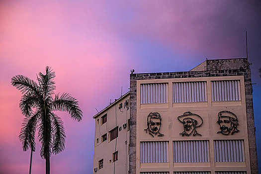 古巴-哈瓦那的黄昏