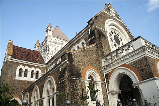 教堂,堡垒,地区,加勒,斯里兰卡