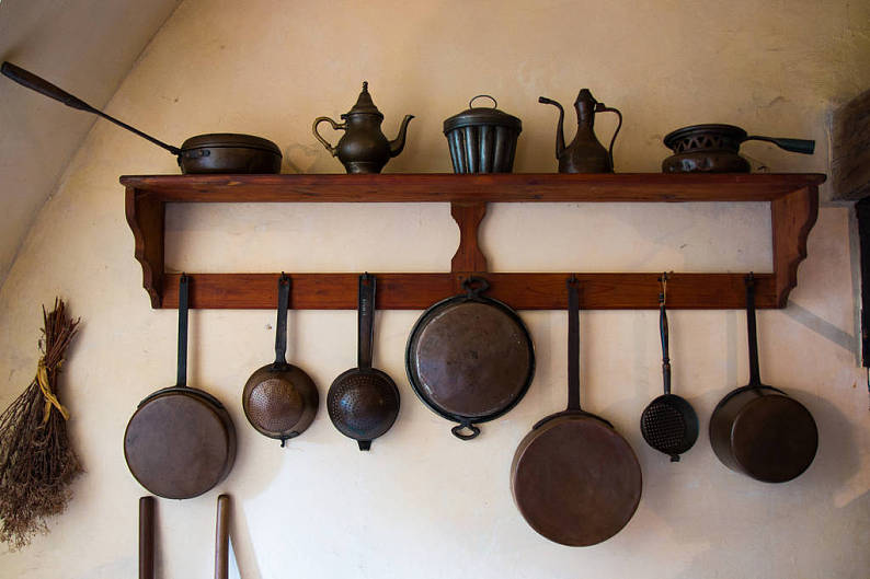 古代欧式厨房图片