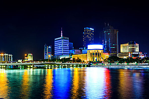 寧波,城市,建築,風景,夜景