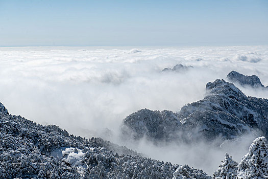 安徽黄山自然风光