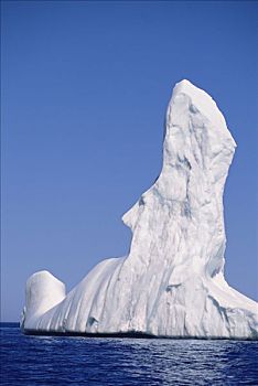 冰山,拉布拉多海,夏季,拉布拉多犬,纽芬兰,加拿大