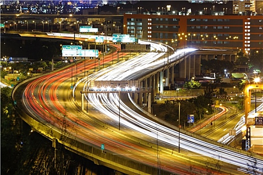 公路,夜晚