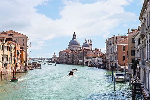风景,大运河,威尼斯城,春天