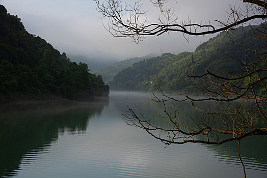 摄影天堂,旅游胜地,湖南郴州市资兴市雾漫小东江景区