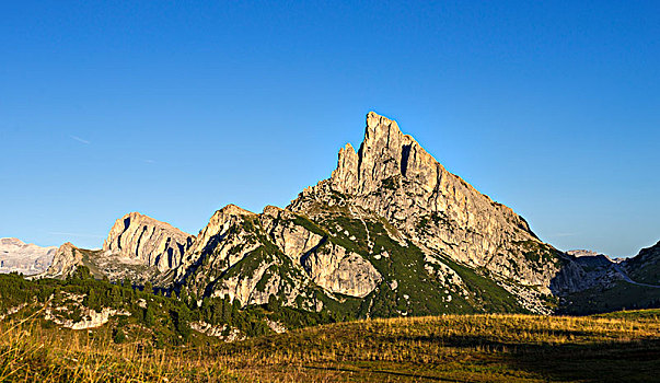顶峰,早晨,亮光,白云岩,南蒂罗尔,特兰提诺阿尔托阿迪杰,意大利,欧洲