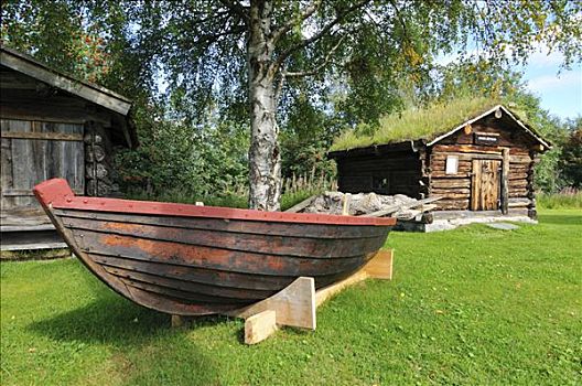 渔船,传统,博物馆,历史,瑞典,斯堪的纳维亚,欧洲