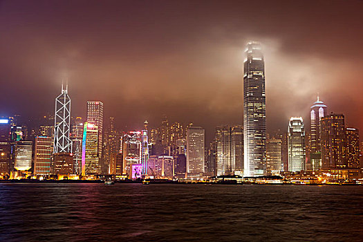 香港维港夜景