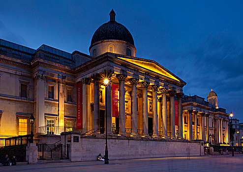 国家美术馆,威斯敏斯特,伦敦,英格兰
