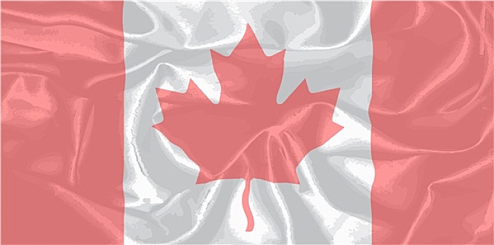 加拿大,丝绸,旗帜