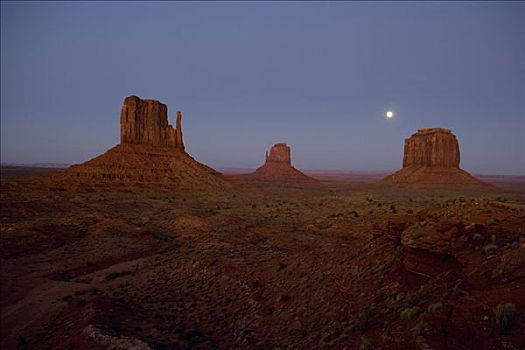 岩石构造,风景,纪念碑谷,部族,公园,美国