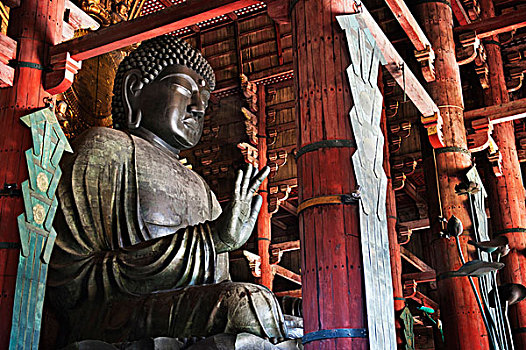 雕塑,大佛,奈良,日本