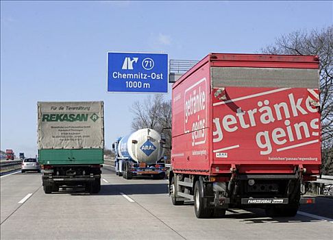 卡车,德国,高速公路
