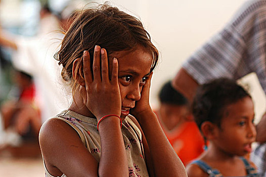 profile,of,timorese,adolescent,girl