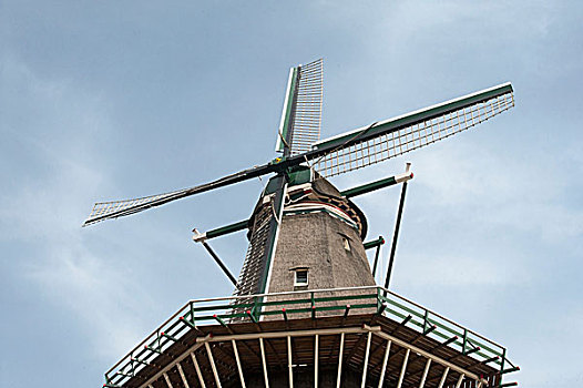 风车,阿姆斯特丹,荷兰