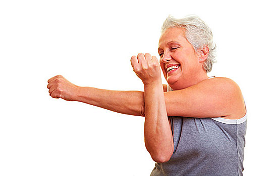 高兴,老年,女人,健身,练习