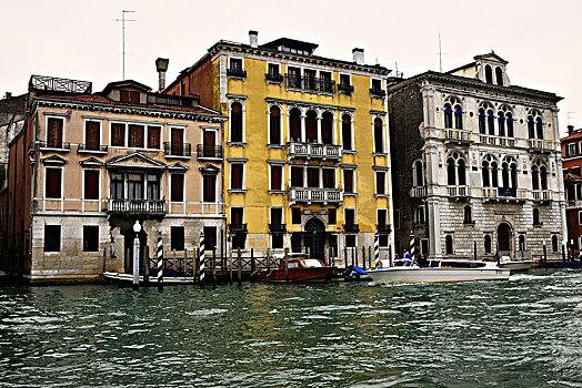 威尼斯大运河的街景