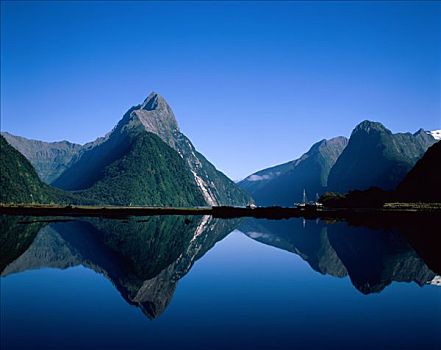 国家公园,米尔福德峡湾,麦特尔峰,南岛,新西兰