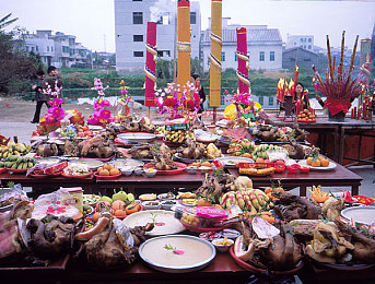 春节祭祖图片