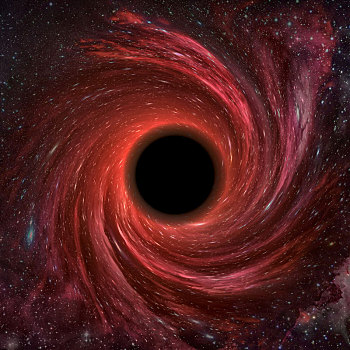 黑洞照片公布恐怖图片
