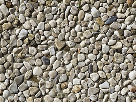 鹅卵石,水泥,建筑