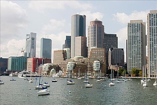 建筑,水岸,波士顿