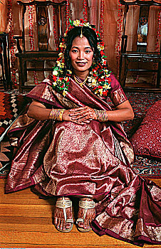 传统,印度教,新娘