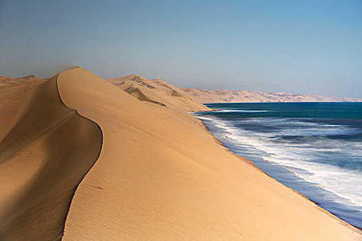 沙丘,纳米布沙漠,斯瓦科普蒙德,纳米比亚,非洲