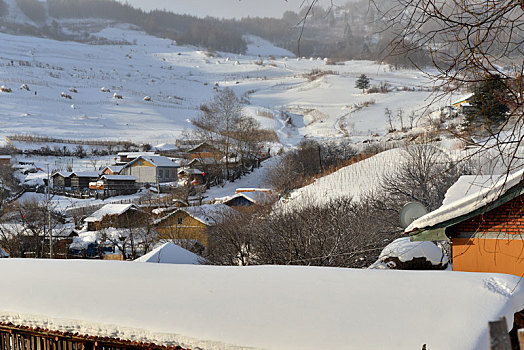 冬季吉林雪村-松岭美景如画