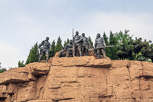 沂蒙情雕塑园,山东省临沂市孟良崮