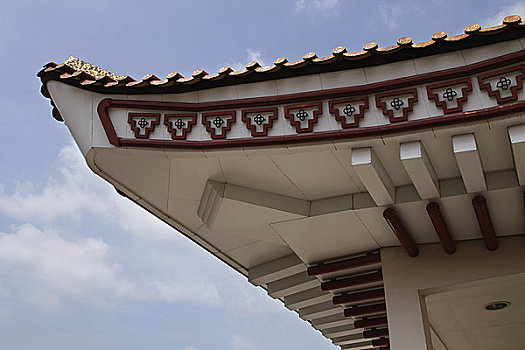 特写,中国寺庙,屋顶