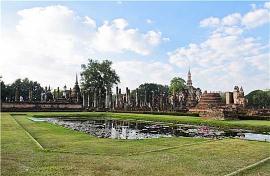 玛哈泰寺,素可泰,历史,公园,泰国