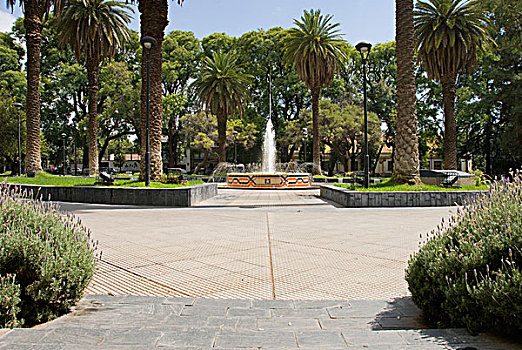 广场,智利,门多萨,阿根廷