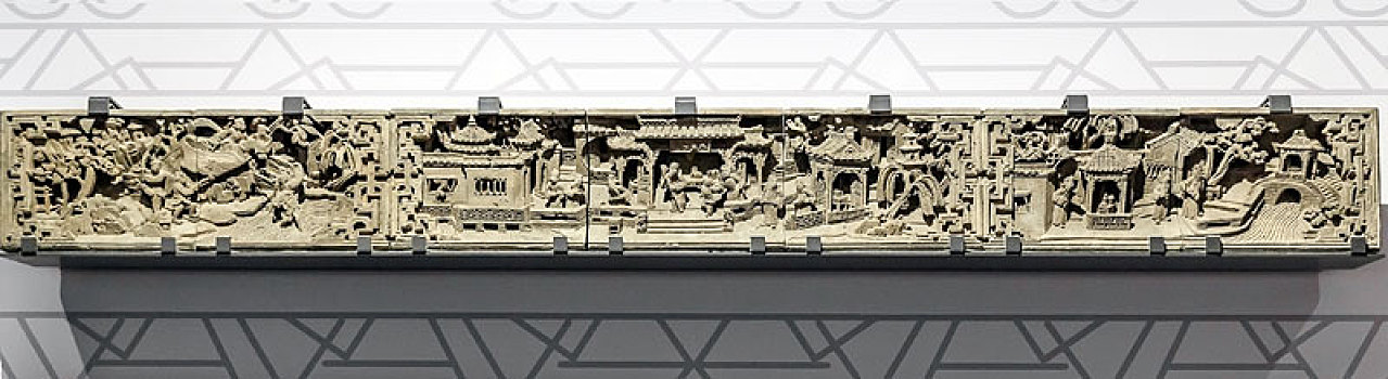 安徽博物院馆藏清代九世忠臣砖雕