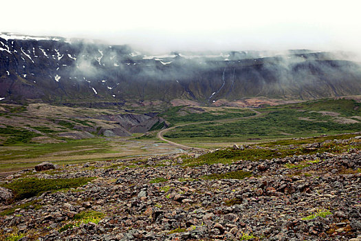 山,山谷,冰岛,风景