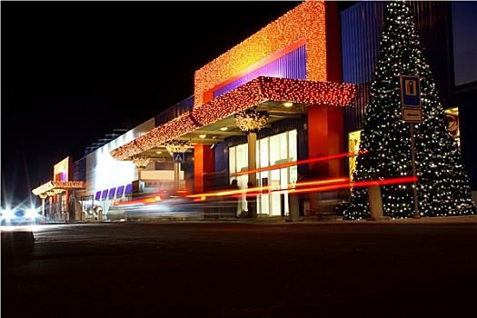 圣诞节,装饰,购物中心,捷克共和国