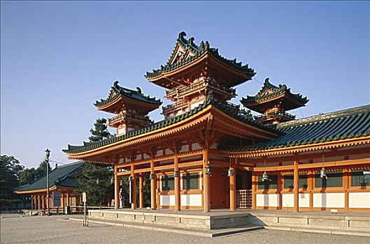 平安神宫,京都,本州,日本