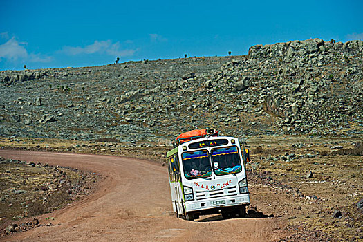 巴士,高原,大捆,山,埃塞俄比亚,非洲
